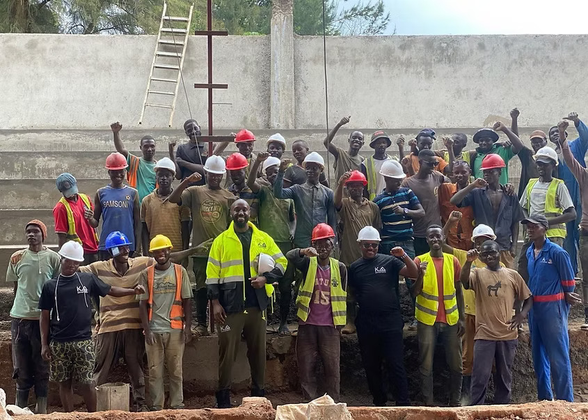 Modern sports facility